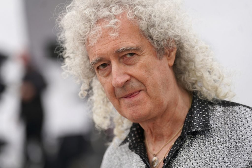 Brian May during the Platinum Party at the Palace staged in front of Buckingham Palace, London during the Platinum Jubilee celebrations for Queen Elizabeth