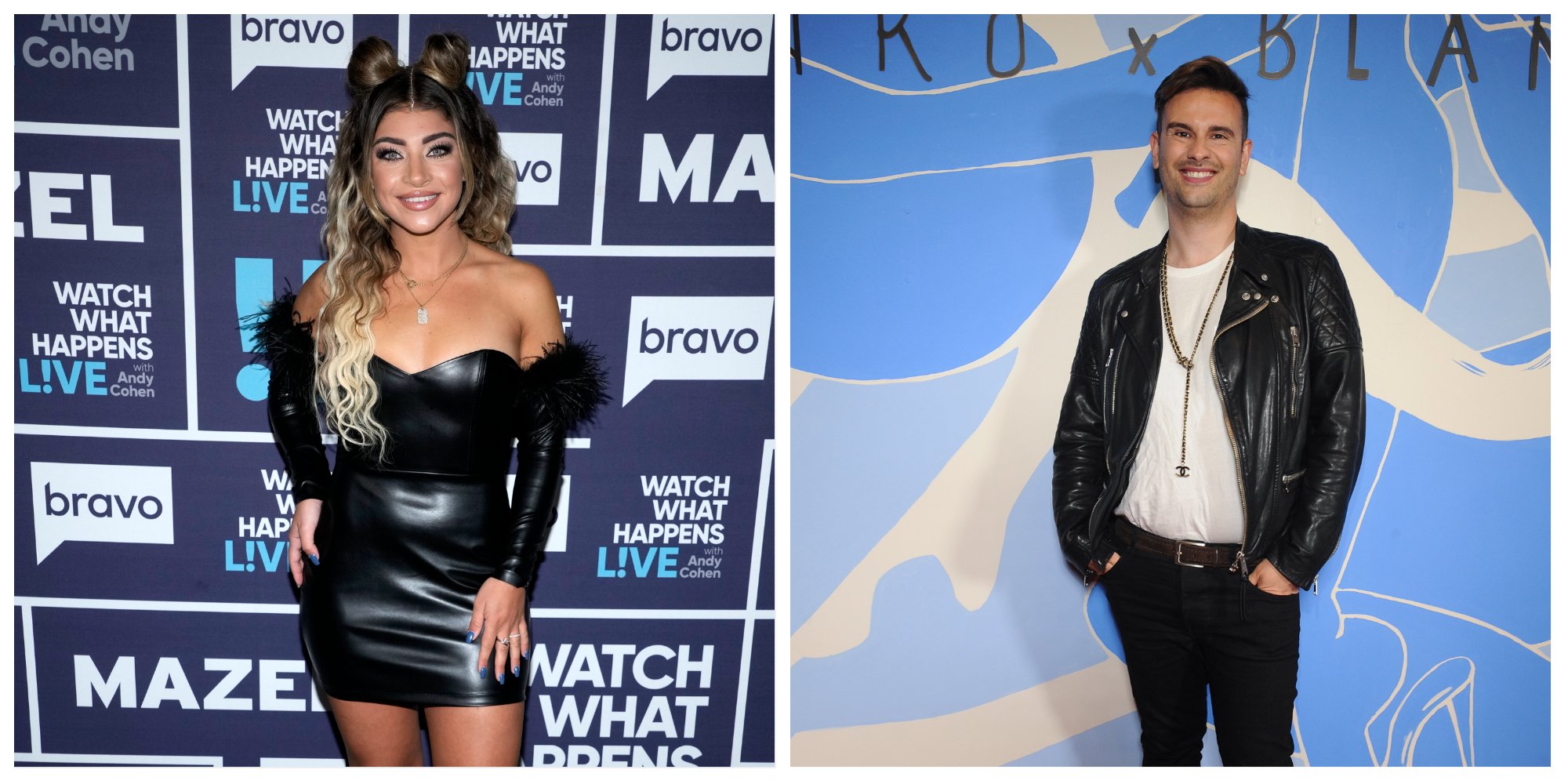Gia Giudice from 'RHONJ' appeared on 'WWHL.' Amir Yass appeared at an event in 2019. 
