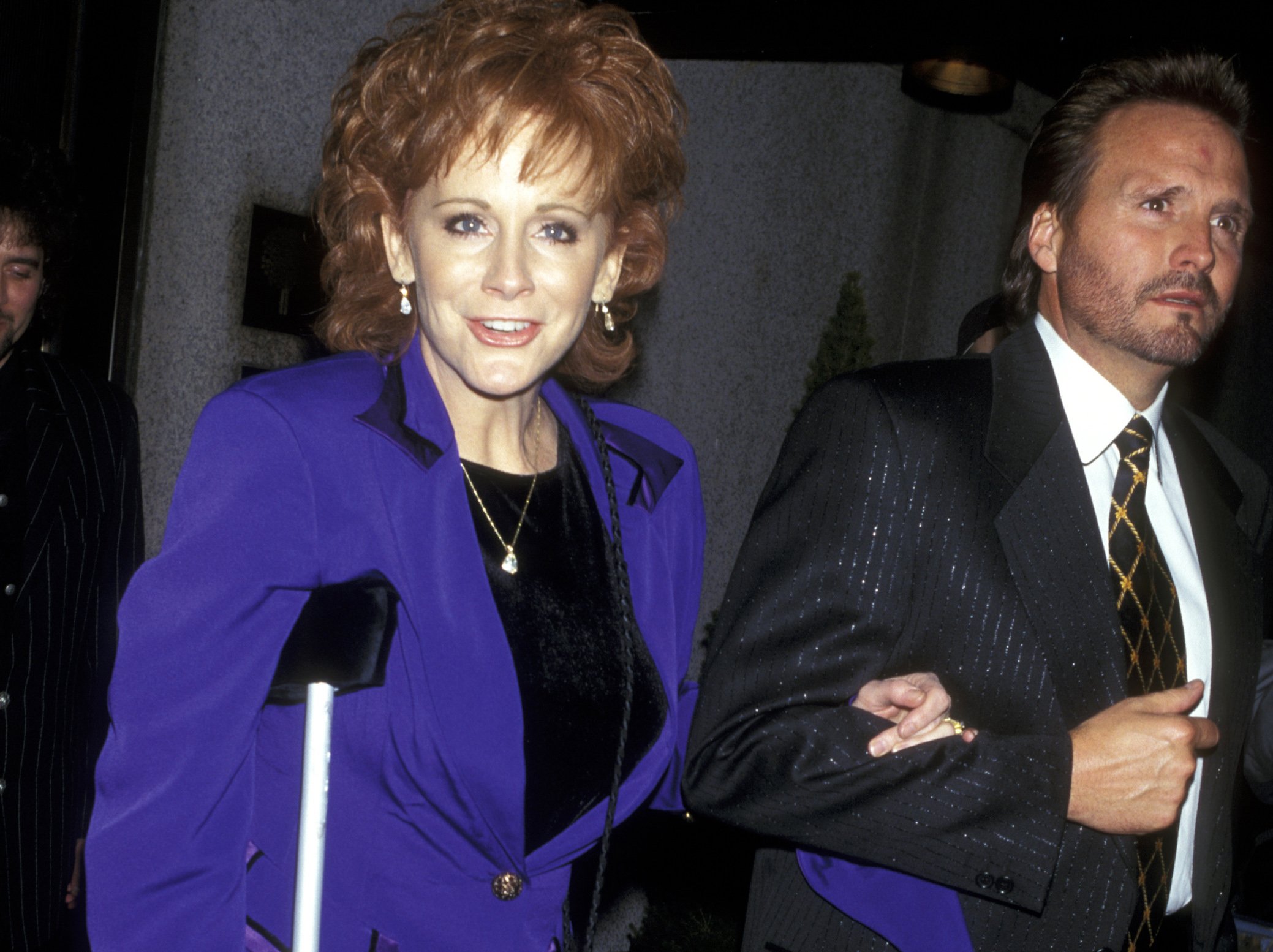 Reba McEntire thought Narvel Blackstock would hurt his back helping her recover from an injury