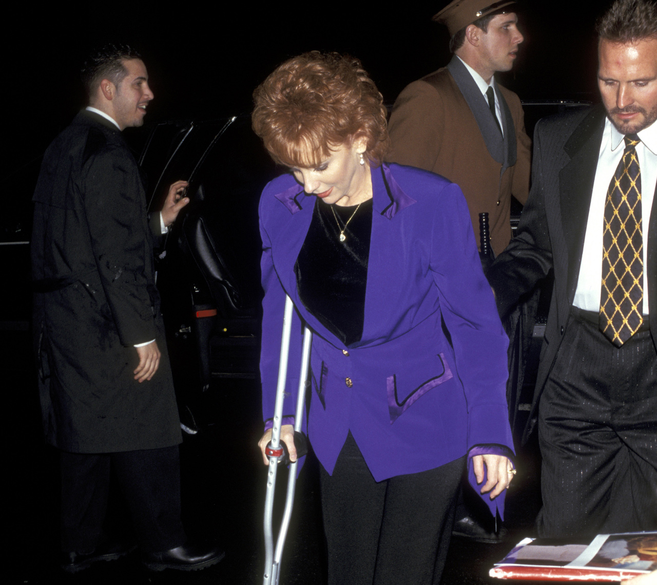 Reba McEntire and Narvel Blackstock after her accident