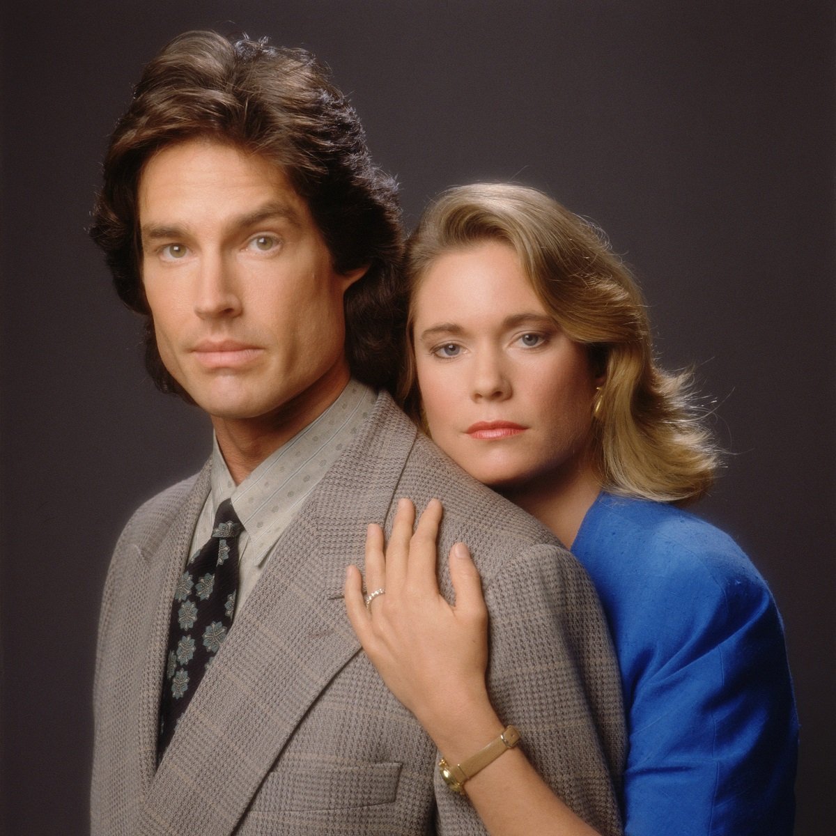 'The Bold and the Beautiful' actors Ronn Moss as Ridge and Joanna Johnson as Caroline Spencer.