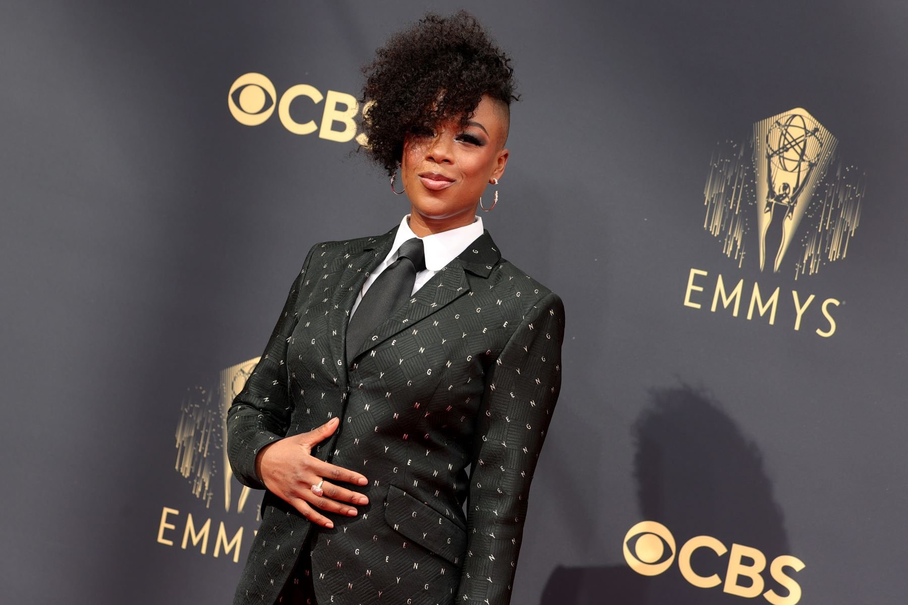 Samira Wiley at the 73rd Primetime Emmy Awards at L.A. LIVE in Los Angeles, California