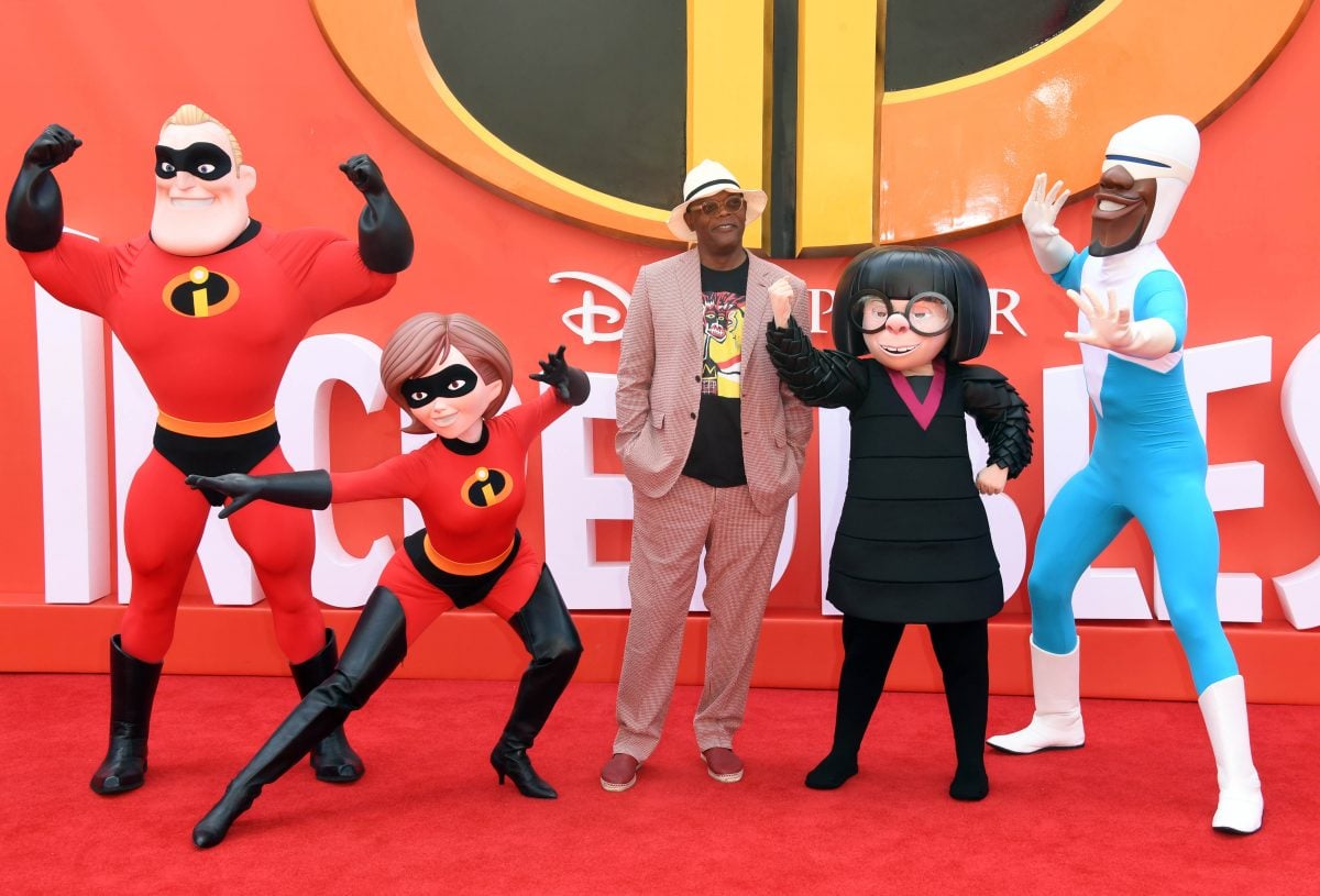Actor Samuel L. Jackson attends the UK premiere of the Pixar movie Incredibles 2, the most successful Pixar movie at the box office