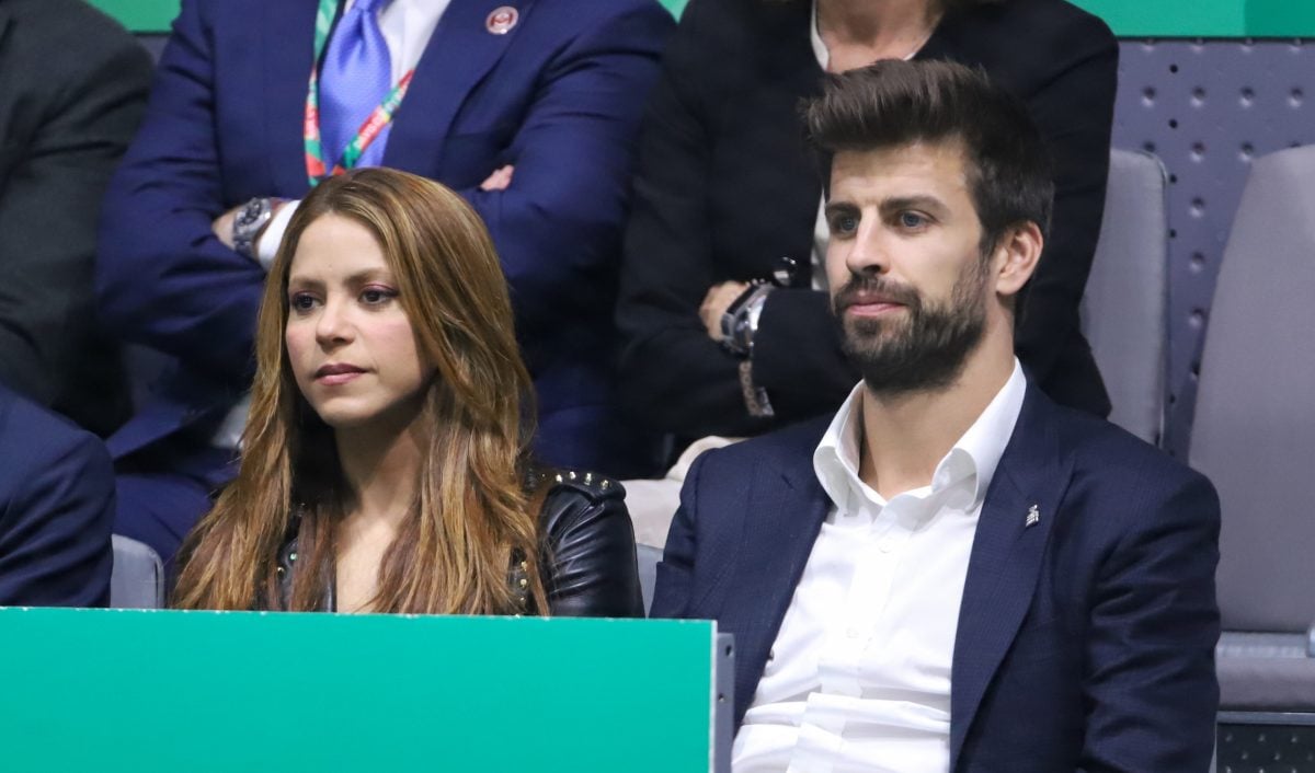 Shakira y Gerard Piqué asisten a la final de la Copa Davis en la Caja Mágica