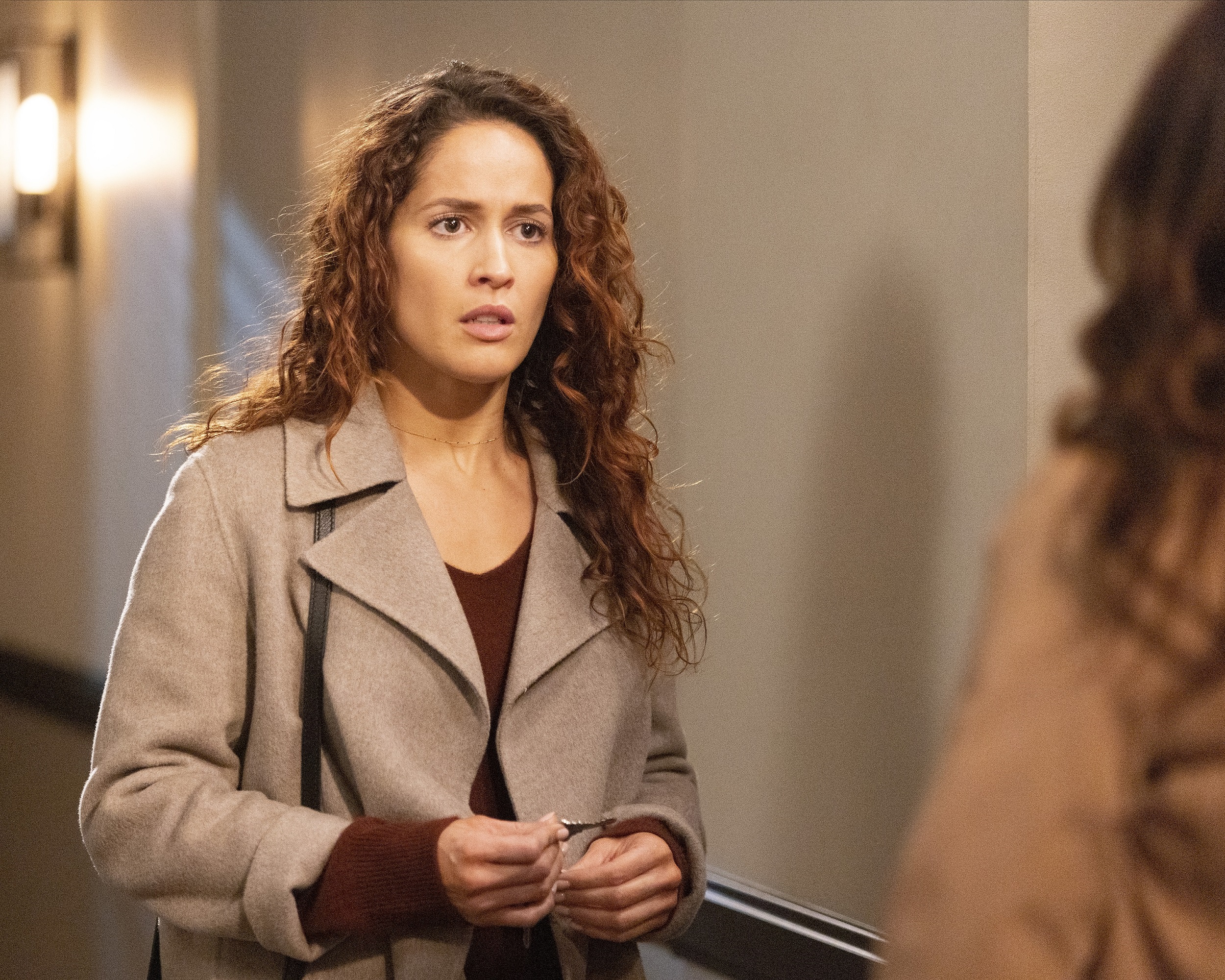 'Station 19' season 5 Jaina Lee Ortiz looks shocked as Andy Herrera