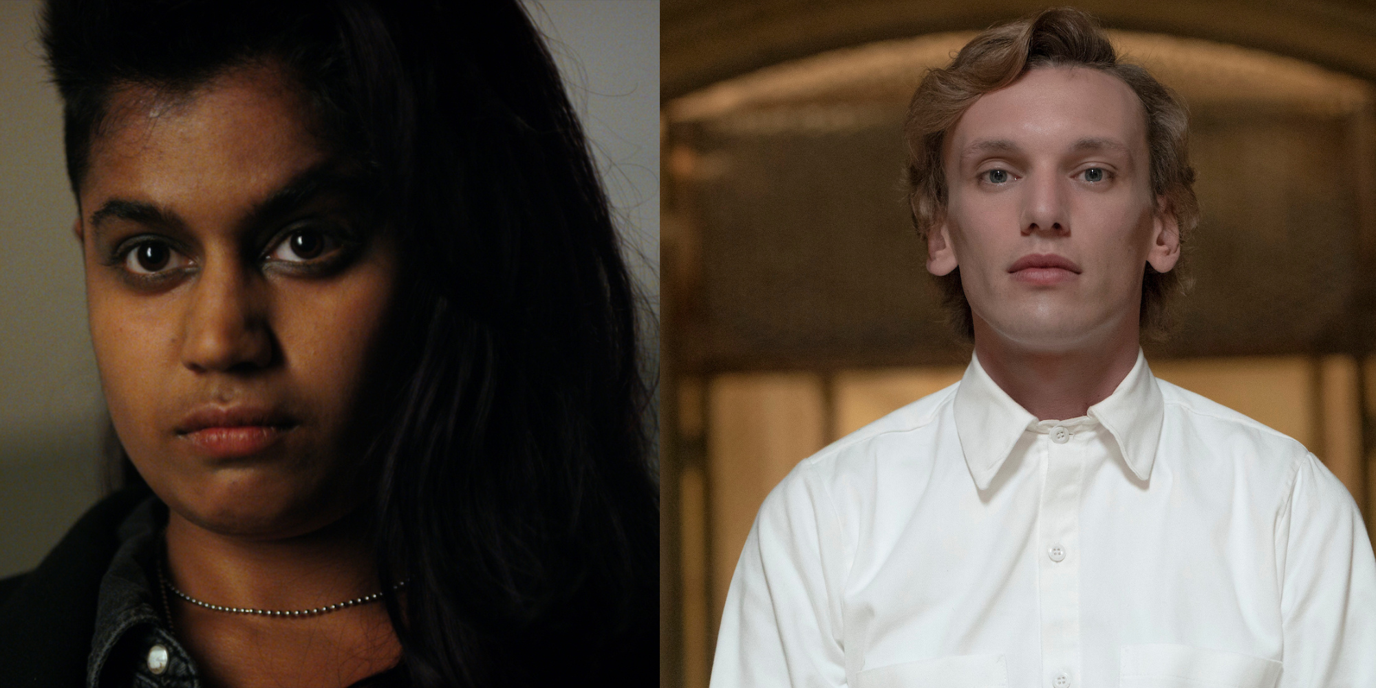 'Stranger Things' Kali Prasad and Vecna might have a connection. Linnea Berthelsen and Jamie Campbell Bower in production stills from the show.