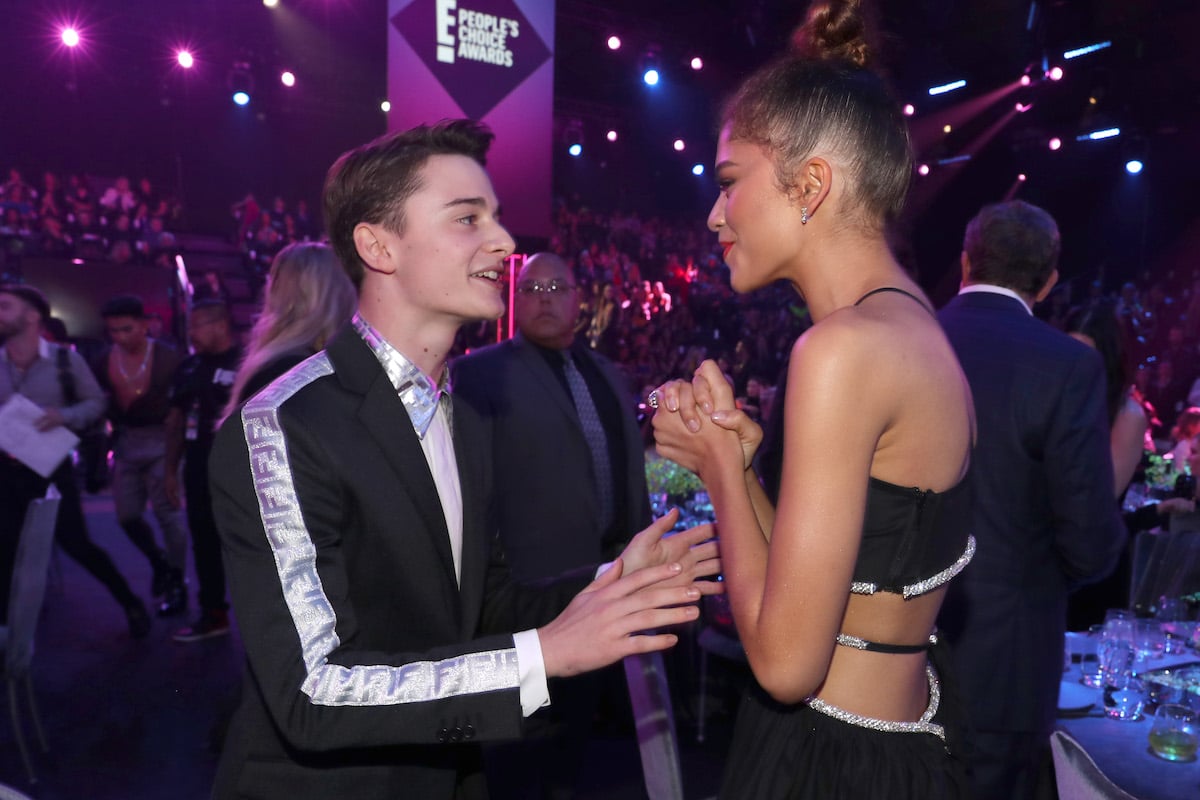 Stranger Things Noah Schnapp celebrity crush Zendaya