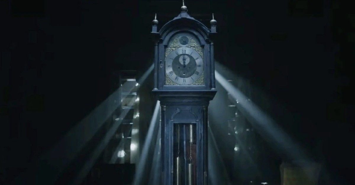 The grandfather clock from 'Stranger Things 4' striking midnight, which happens to be the 'Stranger Things' Season 4 Volume 2 release time if you live on the West Coast.
