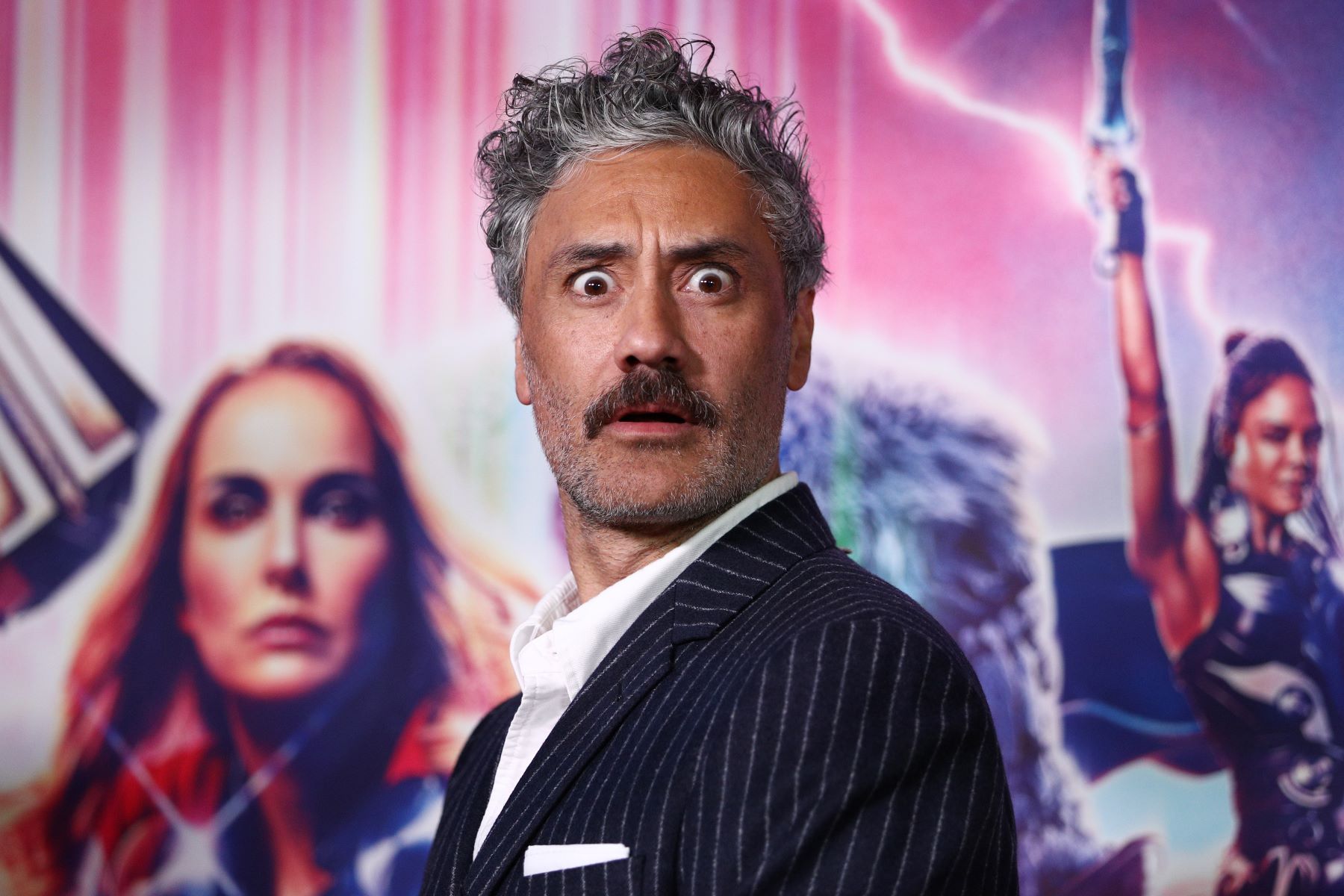 Taika Waititi at the 'Thor: Love and Thunder' premiere at the Hoyts Entertainment Quarter in Sydney, Australia