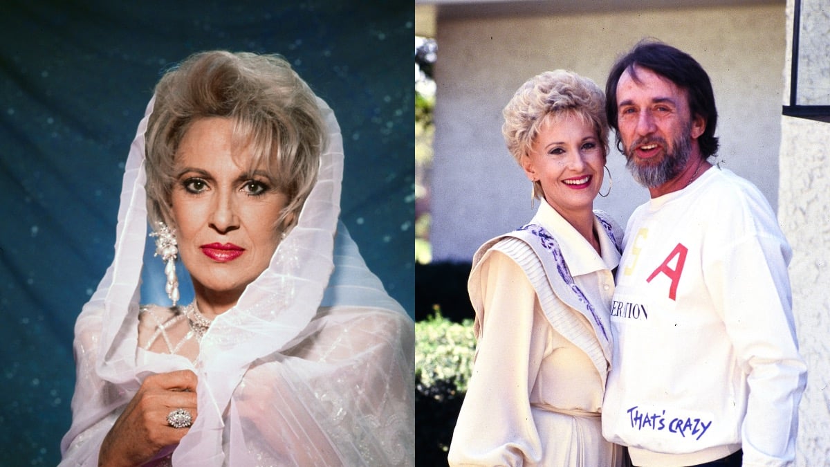 (L) Tammy Wynette poses for a portrait (R) Tammy Wynette poses with George Richey, who was eventually moved from her crypt