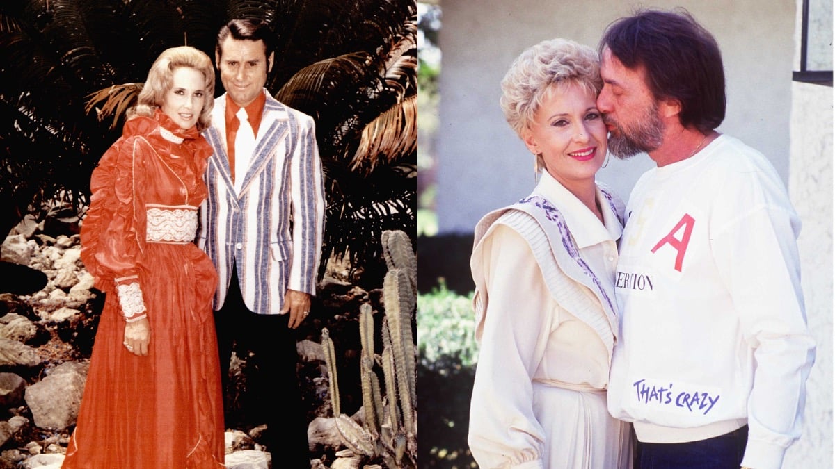 Photos of Tammy Wynette and two of her husbands