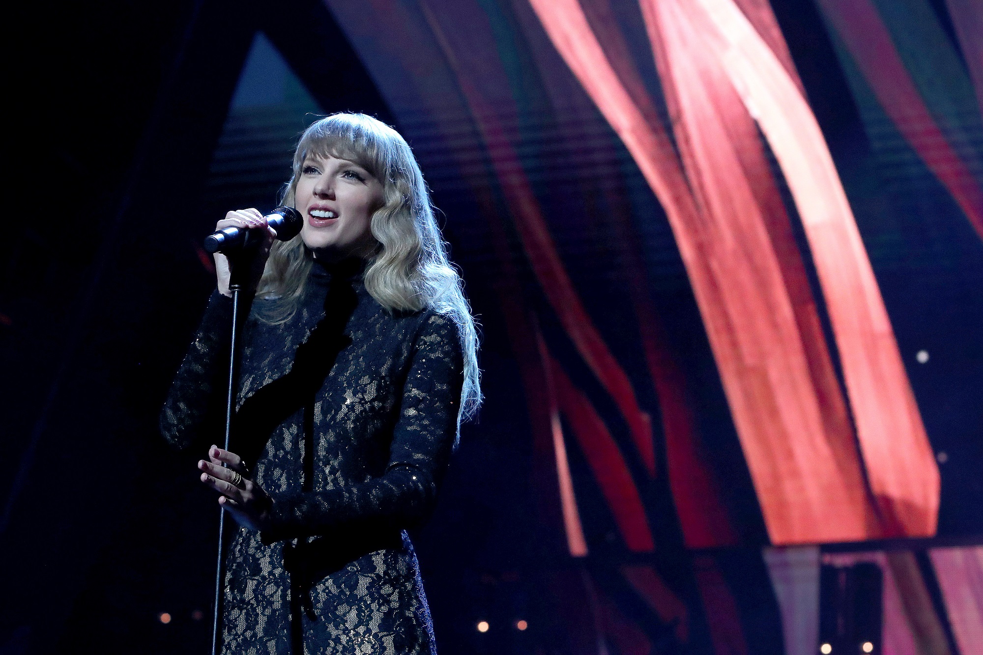 Taylor Swift performs onstage during the 36th Annual Rock & Roll Hall Of Fame Induction Ceremony