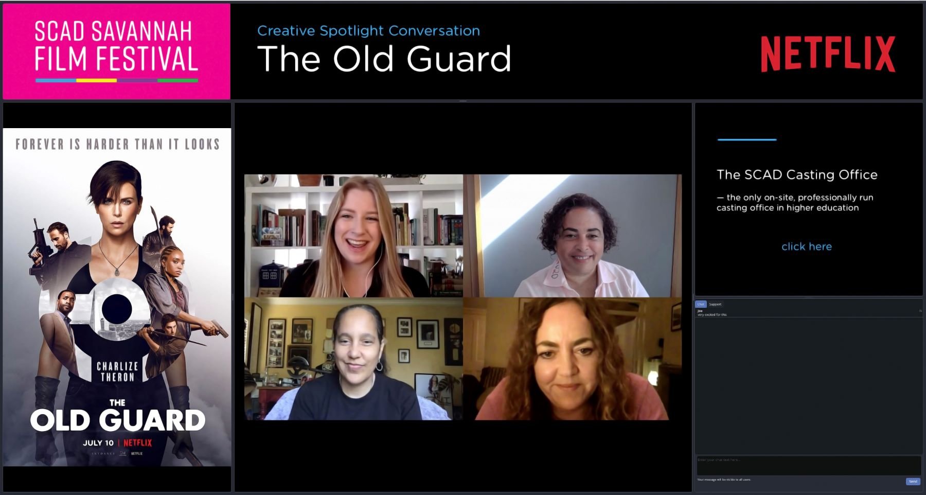 A spotlight conversation of 'The Old Guard,' including its director Gina Prince-Bythewood