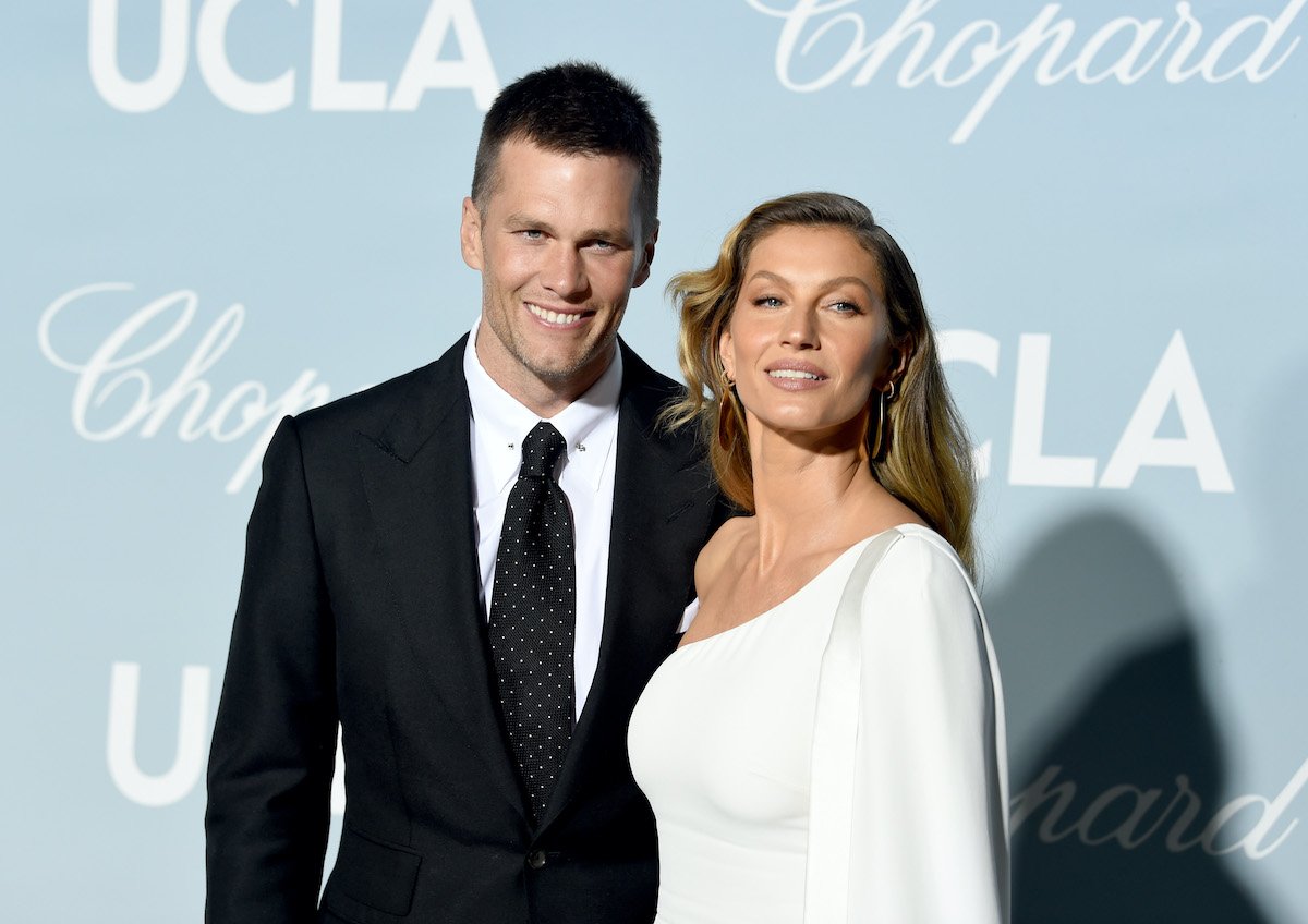 Tom Brady and Gisele Bündchen smiling