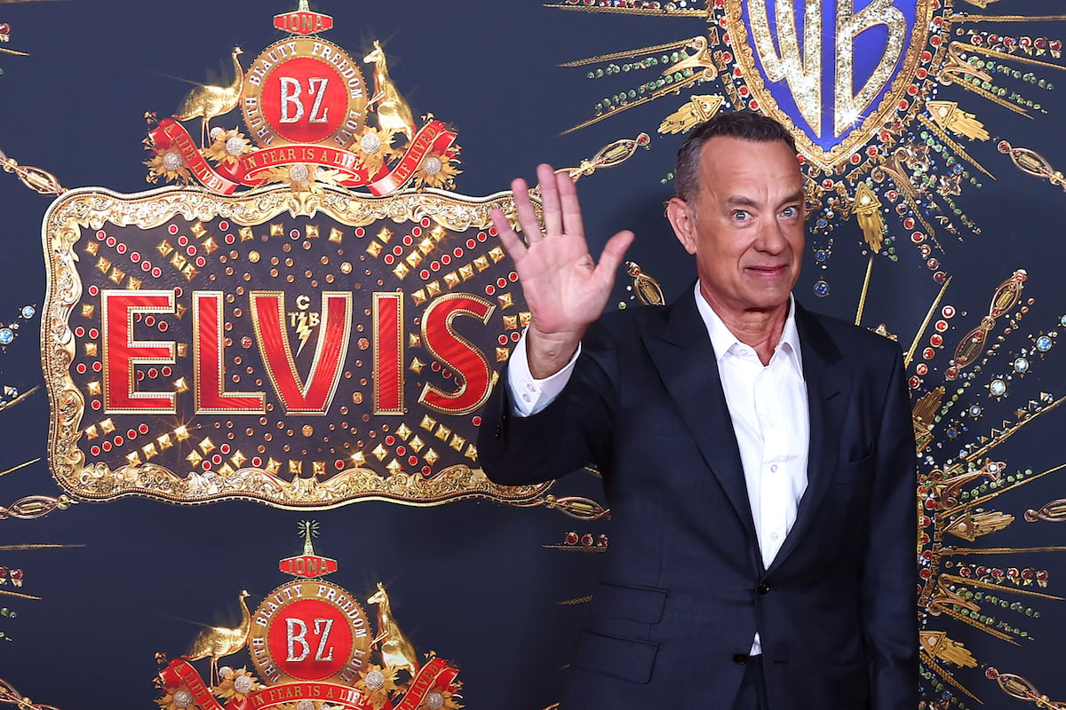 Tom Hanks waves at the 'Elvis' premiere and recently explained why he left Twitter 