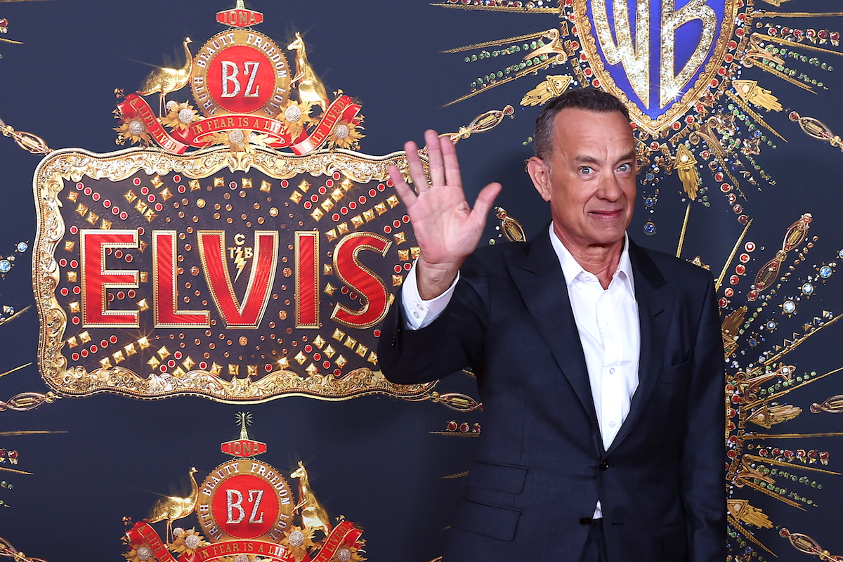 Tom Hanks waves at the 'Elvis' premiere and recently explained why he left Twitter 