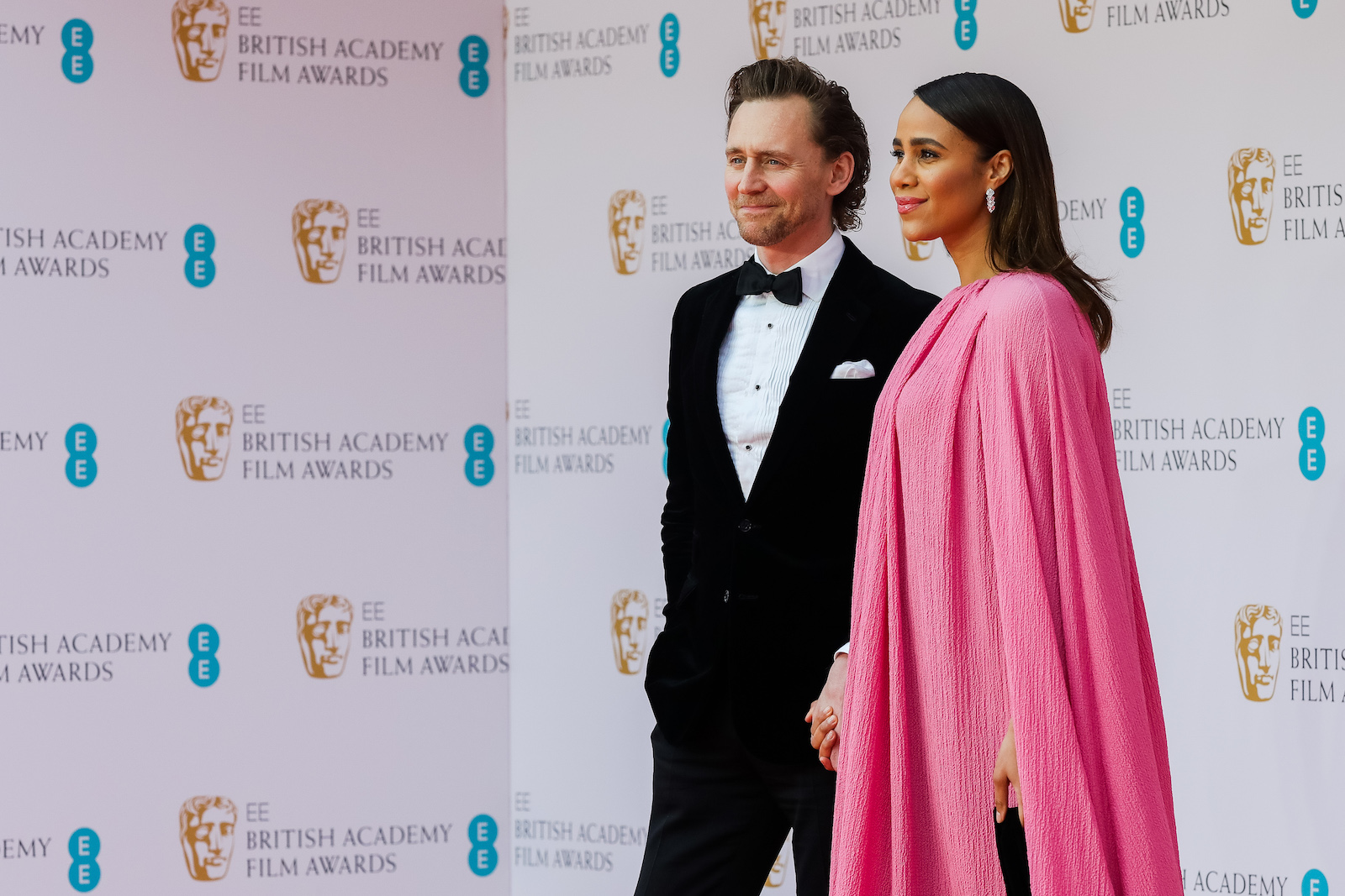 Tom Hiddleston and Zawe Ashton walked the red carpet before the British Academy Film Awards 2022