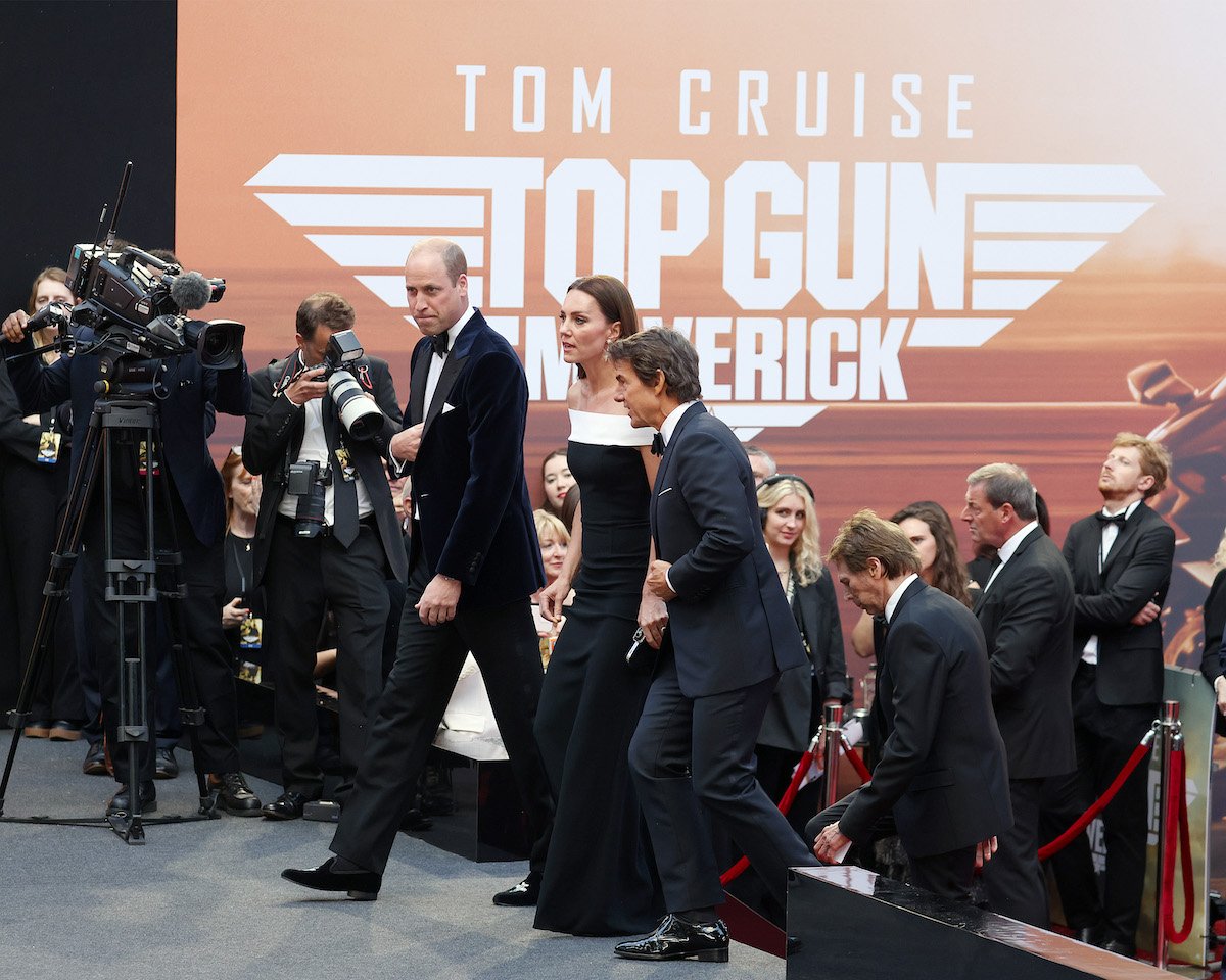 Top Gun: Maverick cast royal family Tom Cruise Kate Middleton