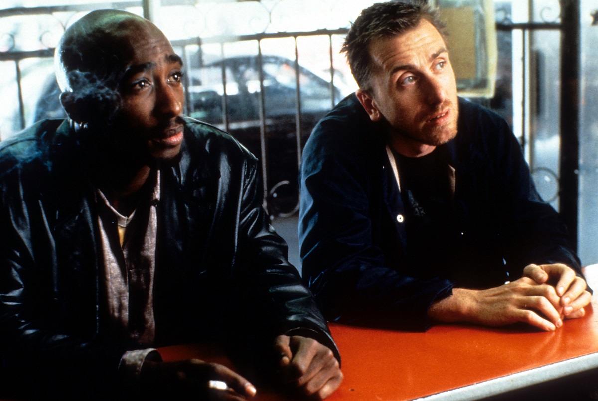 Tupac and Tim Roth in the movie 'Gridlock'd'.