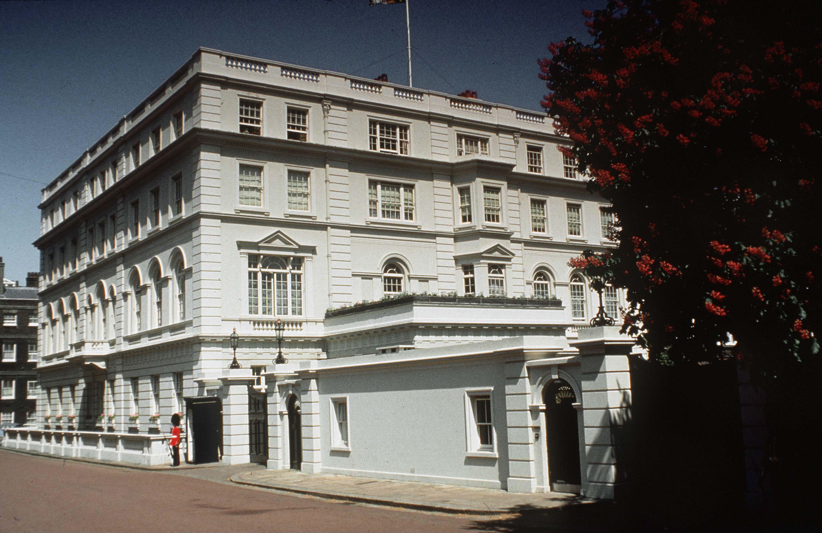 View of Clarence House from the street