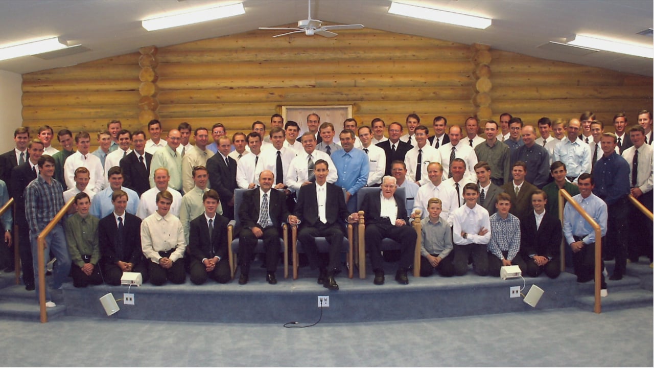 A picture of Warren Jeffs and other FLDS members included in 'Keep Sweet: Pray and Obey'