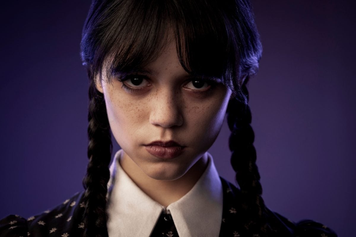 Netflix releases first look at Jenna Ortega as Wednesday Addams в