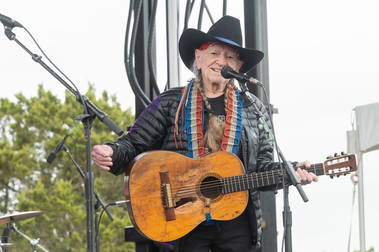 Animal lover Willie Nelson performs live on stage at the Luck Reunion