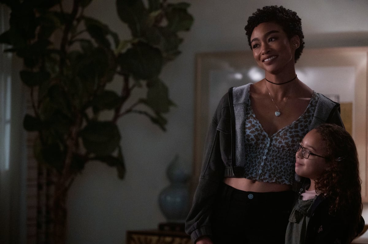 Tati Gabrielle is expected to return for You Season 4. Marienne stands smiling next to her daughter, Juliette. 