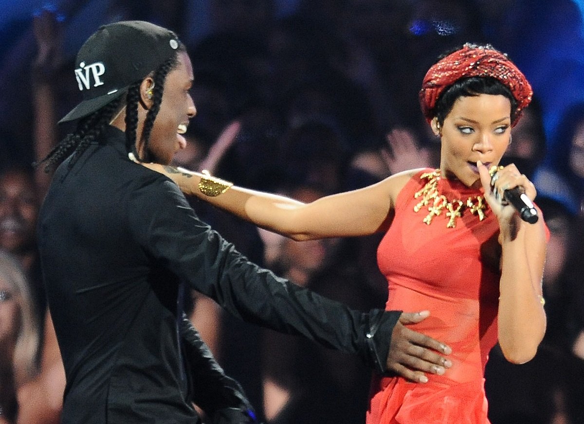 A$AP Rocky Publicly Kissed Rihanna Years Before They Started Dating