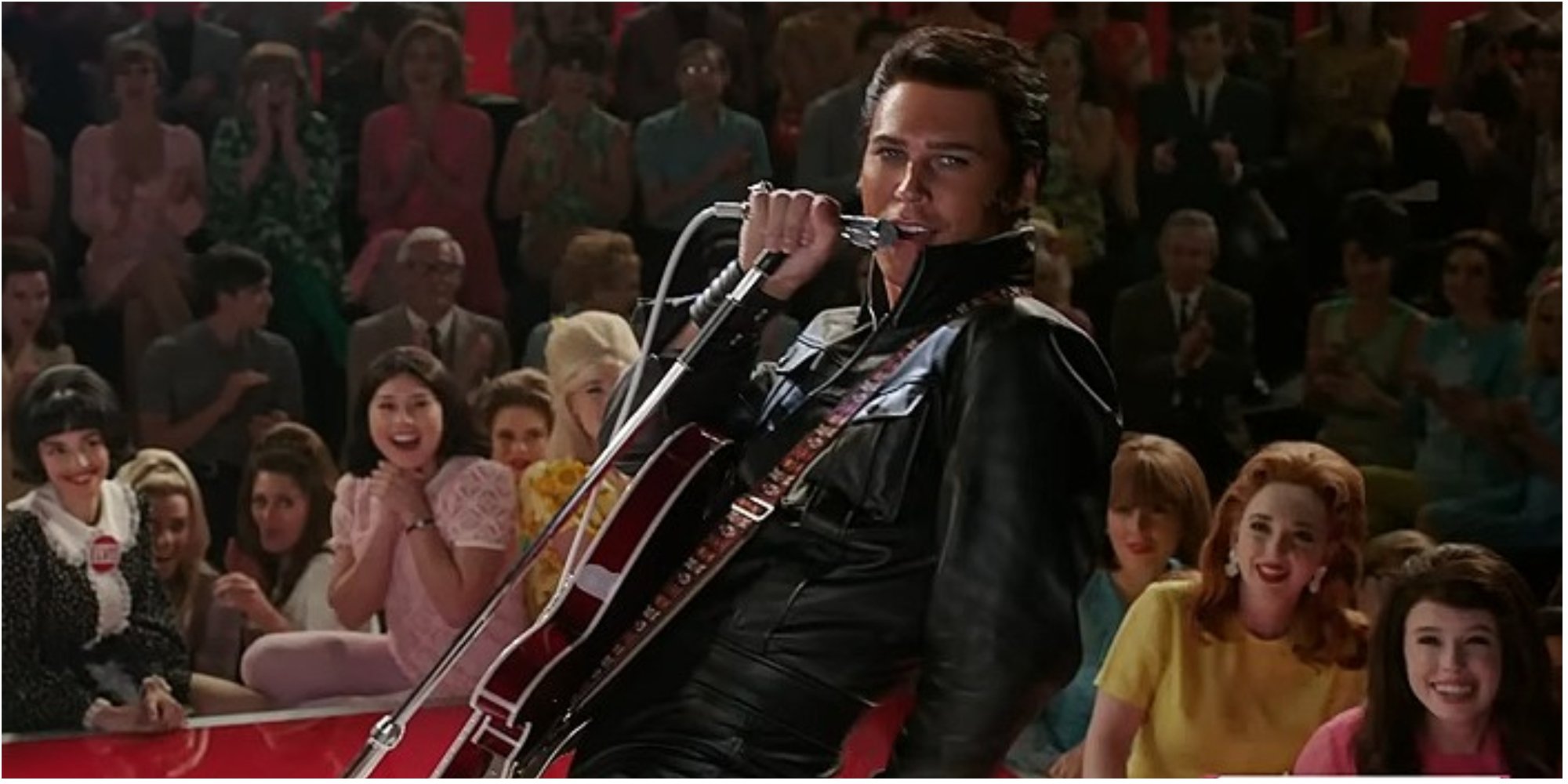 Austin Butler portrays Elvis Presley in the motion picture 'Elvis.'