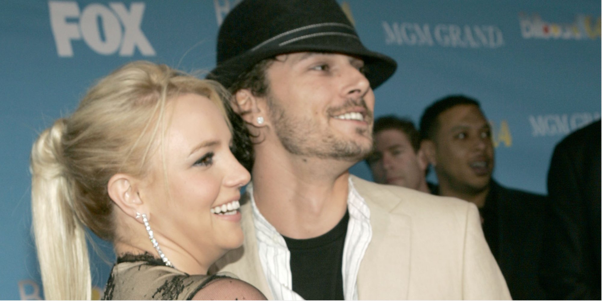 Britney Spears and Kevin Federline on the red carpet in 2004.