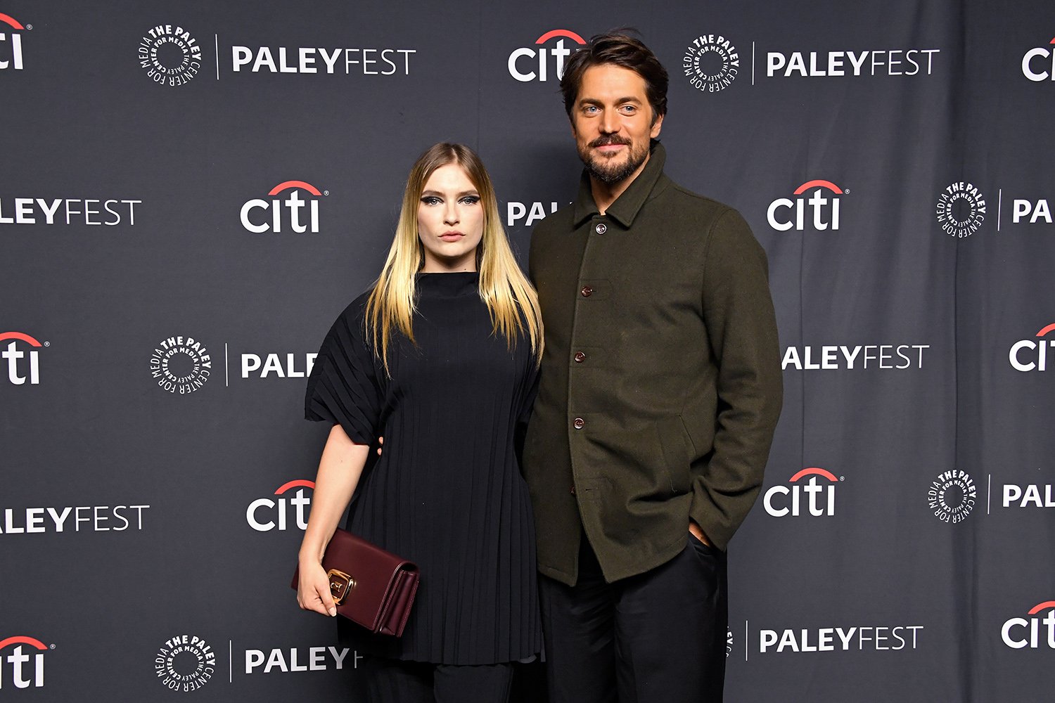 Camille Razat and Lucas Bravo represent Emily in Paris at PaleyFest LA 2022.