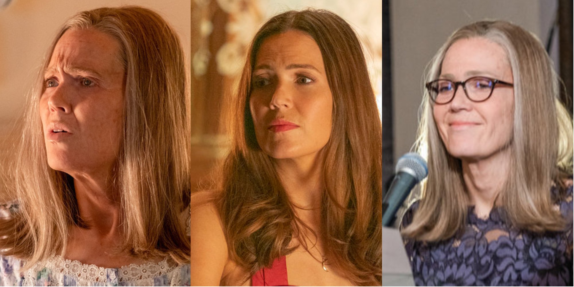 Mandy Moore in the various stages of playing 'This Is Us' character Rebecca Pearson.