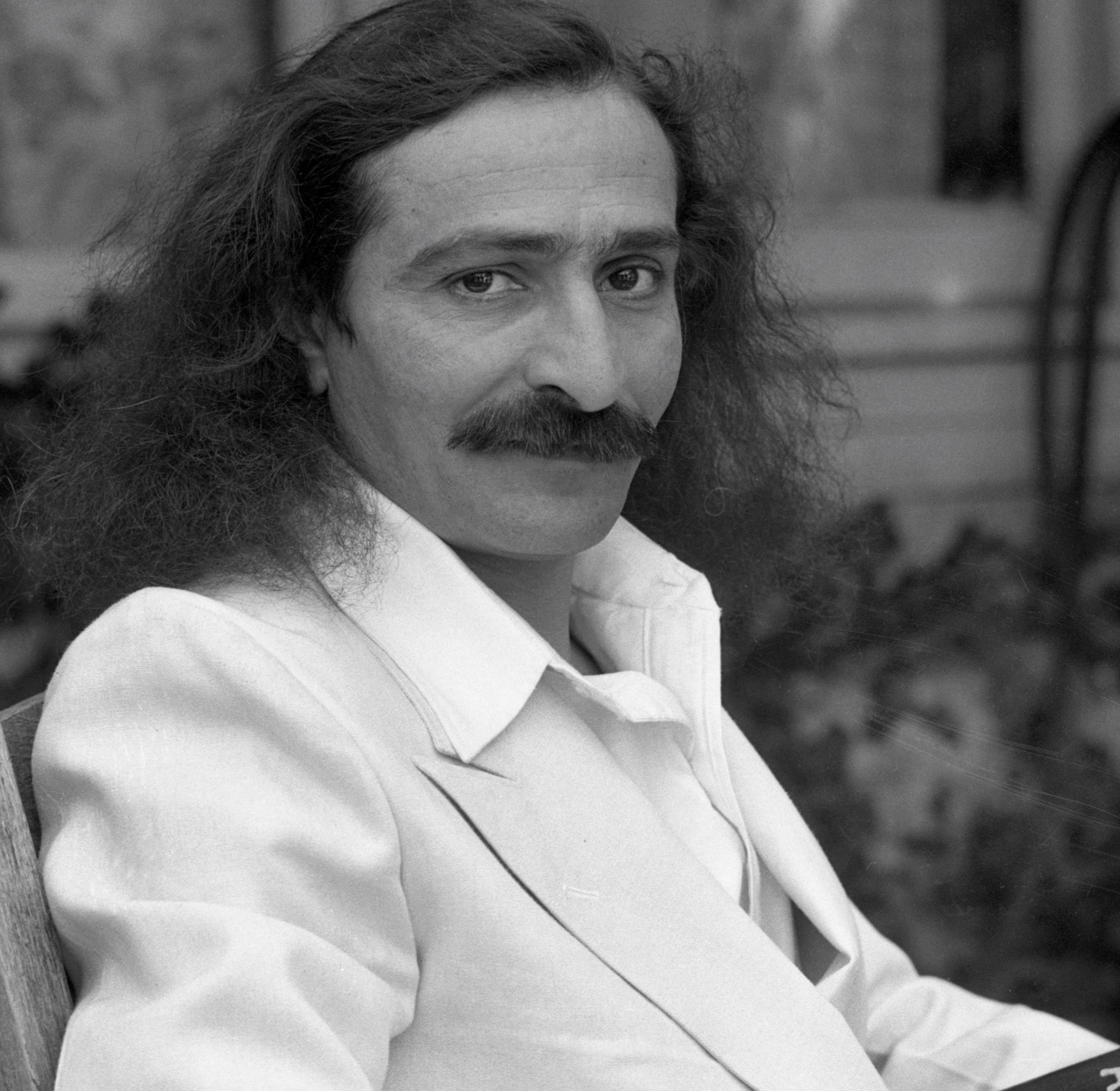Meher Baba wearing a suit