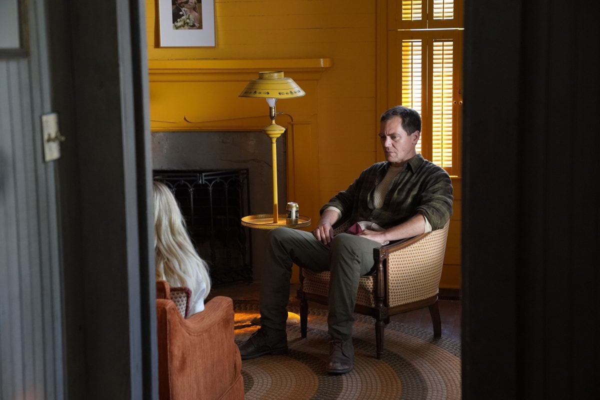 Michael Shannon in 'Abandoned,' a horror movie we're giving a two-star review.