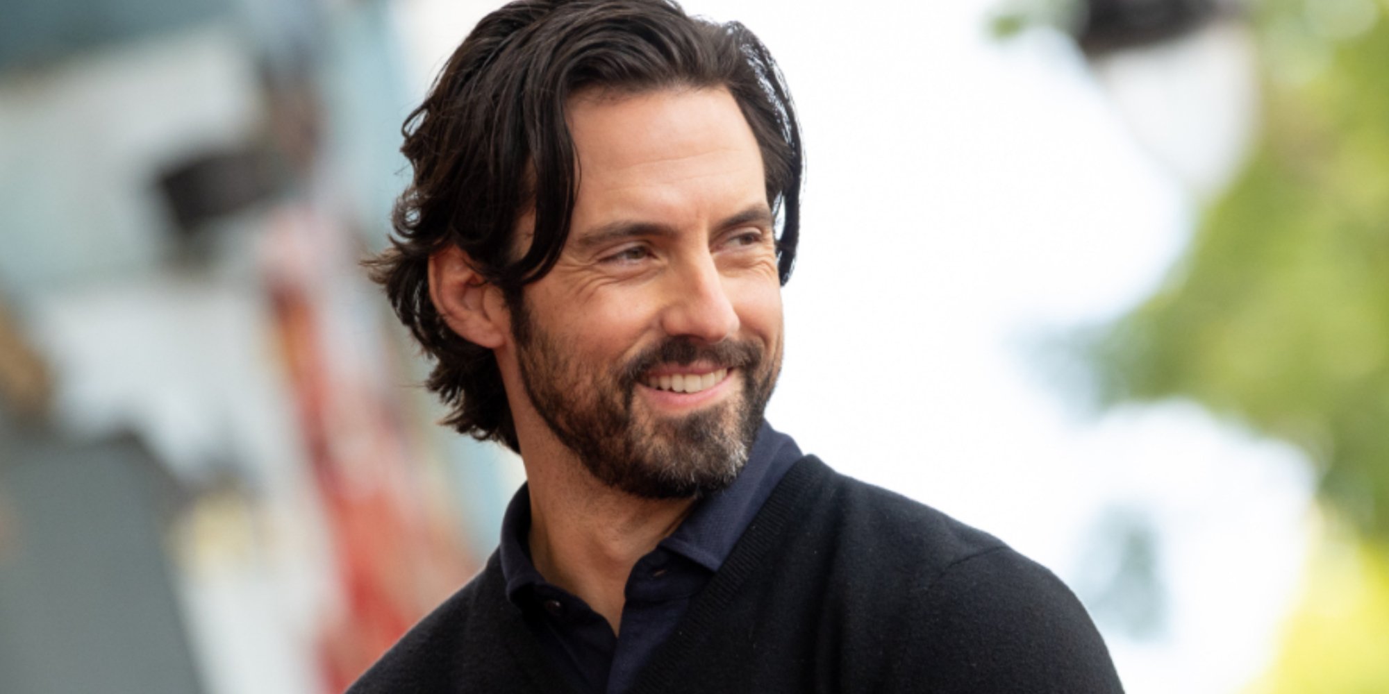 'This Is Us' star Milo Ventimiglia during a photo op as he receives his star on the Hollywood Walk of Fame.