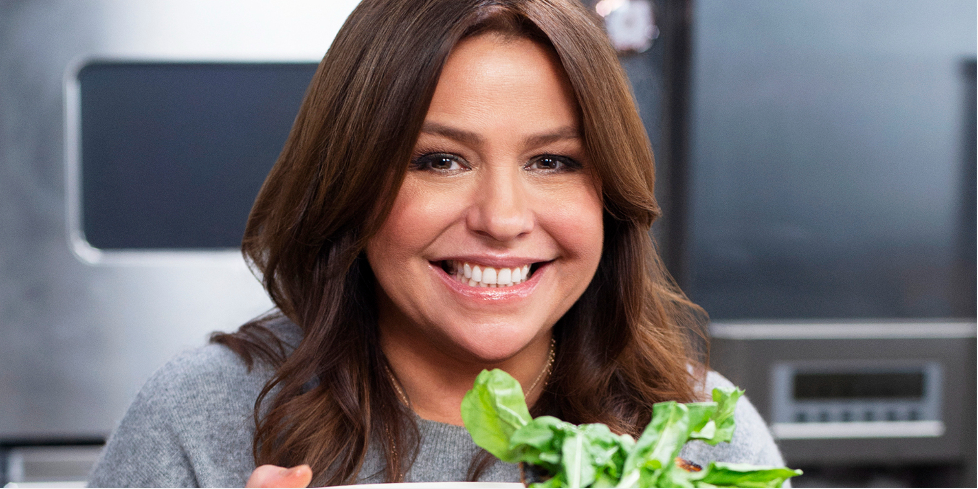 Celebrity chef Rachael Ray on the set of her Food Network series.