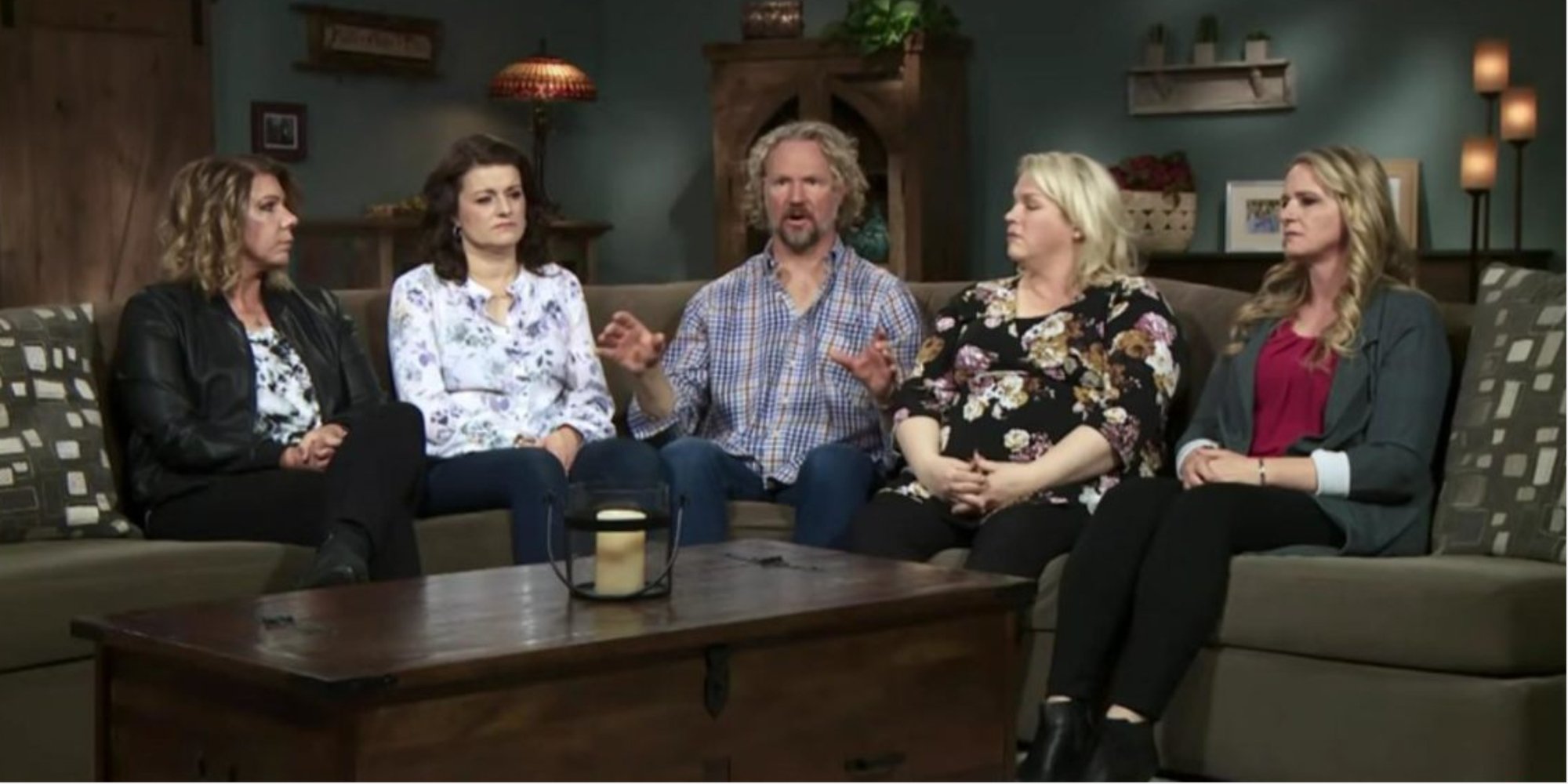 TLC's 'Sister Wives' stars Meri, Robyn, Kody, Janelle, and Christine Brown.