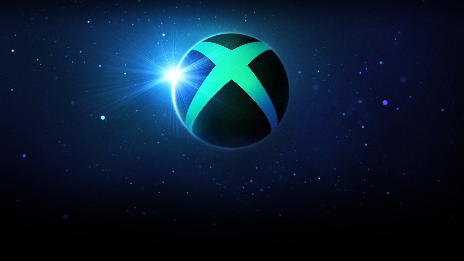 Xbox & Bethesda Showcase 2022: The Xbox logo over a starry background