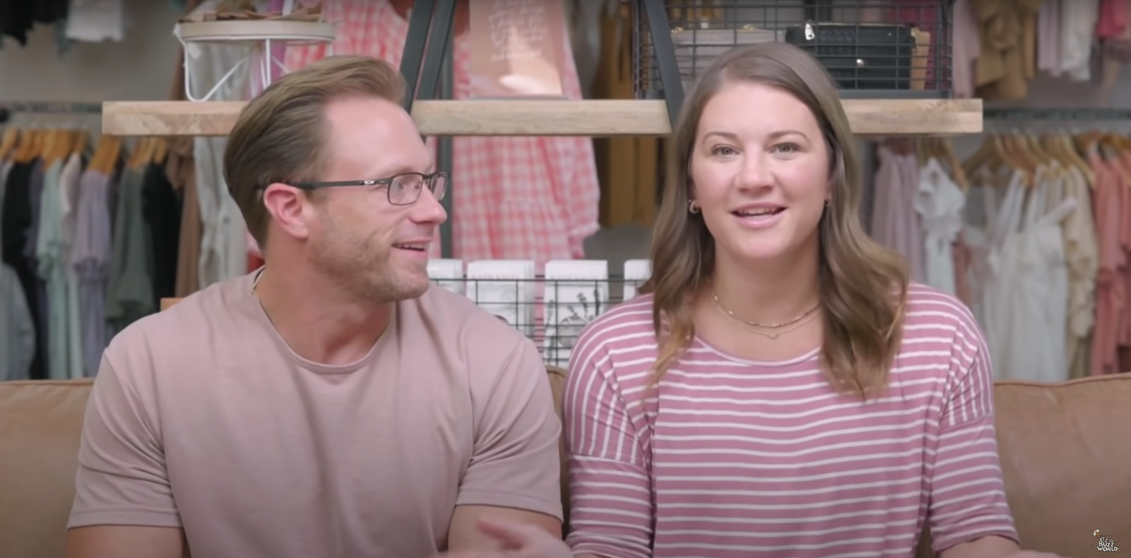Adam Busby of 'OutDaughtered' looking at his wife Danielle Busby