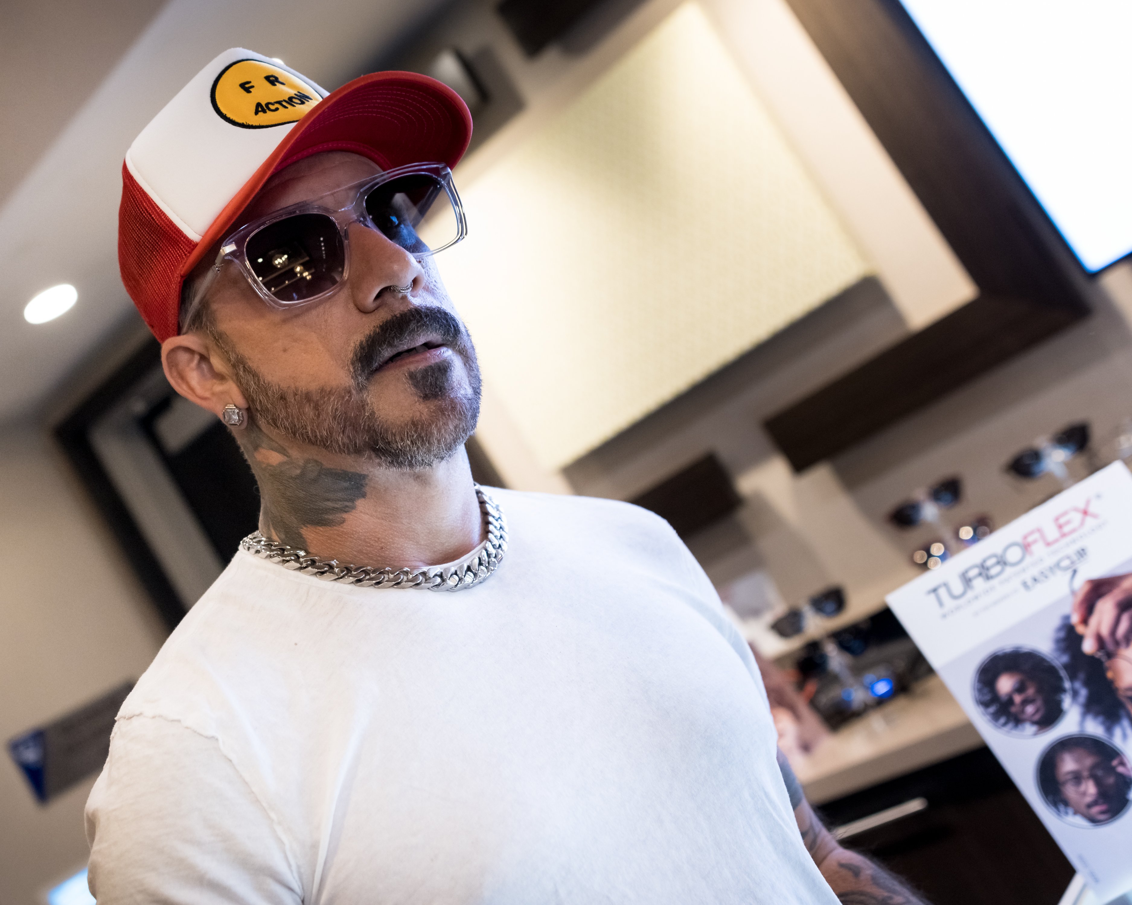 Backstreet Boys bandmember AJ Mclean attends the official gift lounge presented by Míage Skincare during the 64th annual GRAMMY Awards