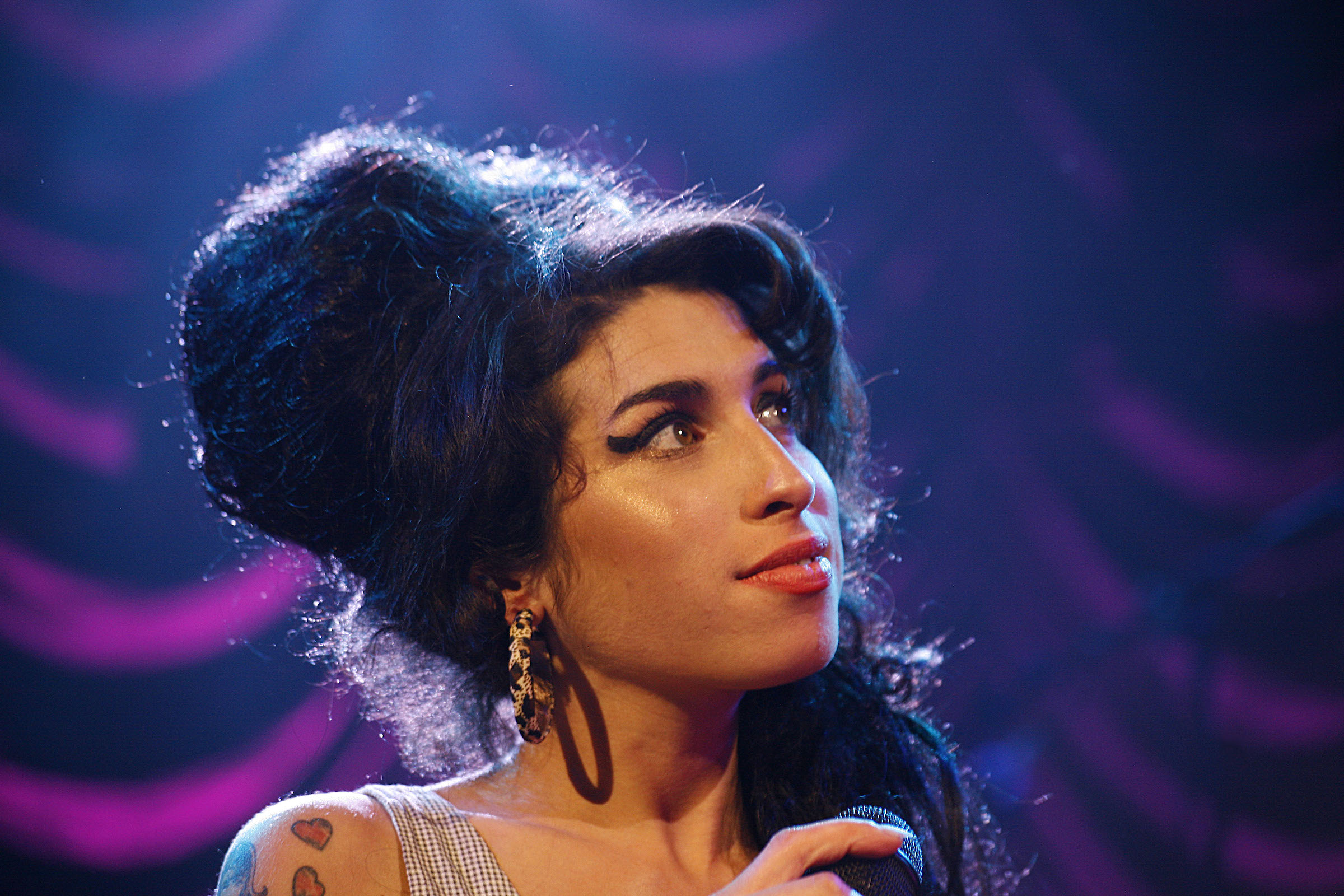 Amy Winehouse, who is the subject of a new biopic