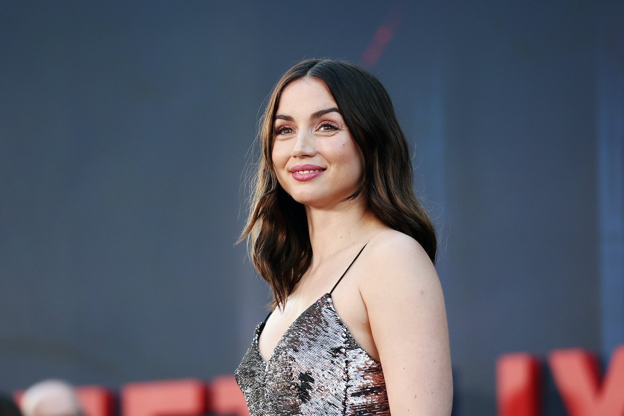 Ana de Armas attends the premiere for the Netflix movie 'The Gray Man' on July 13, 2022. de Armas celebrated her happiest birthday on set with Chris Evans and Fireball shots after a long day of shooting.