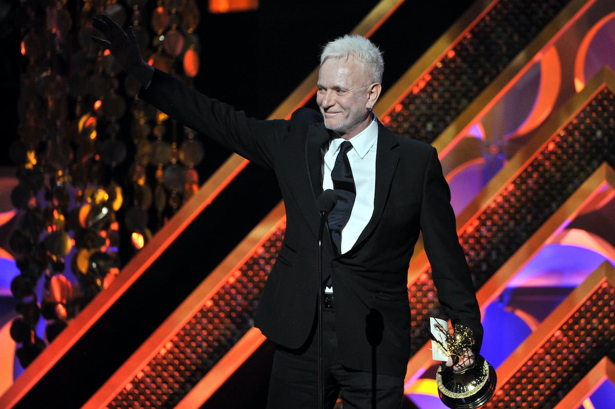 Anthony Geary smiling, accepting a Daytime Emmy Award