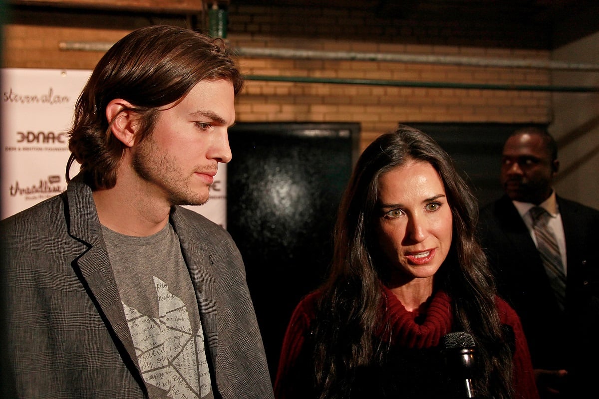 Demi Moore and Ashton Kutcher.