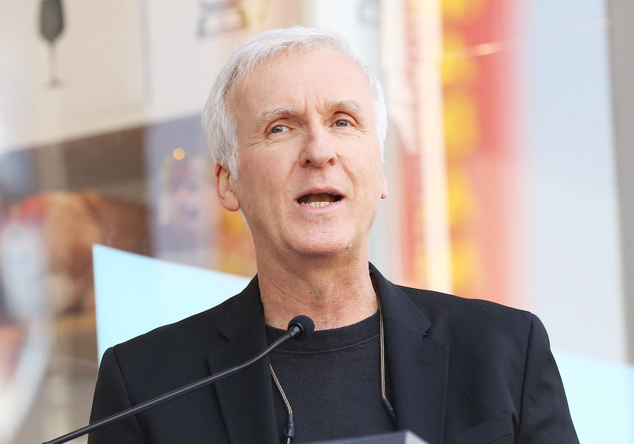 James Cameron speaks at Zoe Saldana's 2018 Hollywood Walk of Fame ceremony. Cameron called out those who criticize 'Avatar: The Way of Water' runtime and gap between sequels.