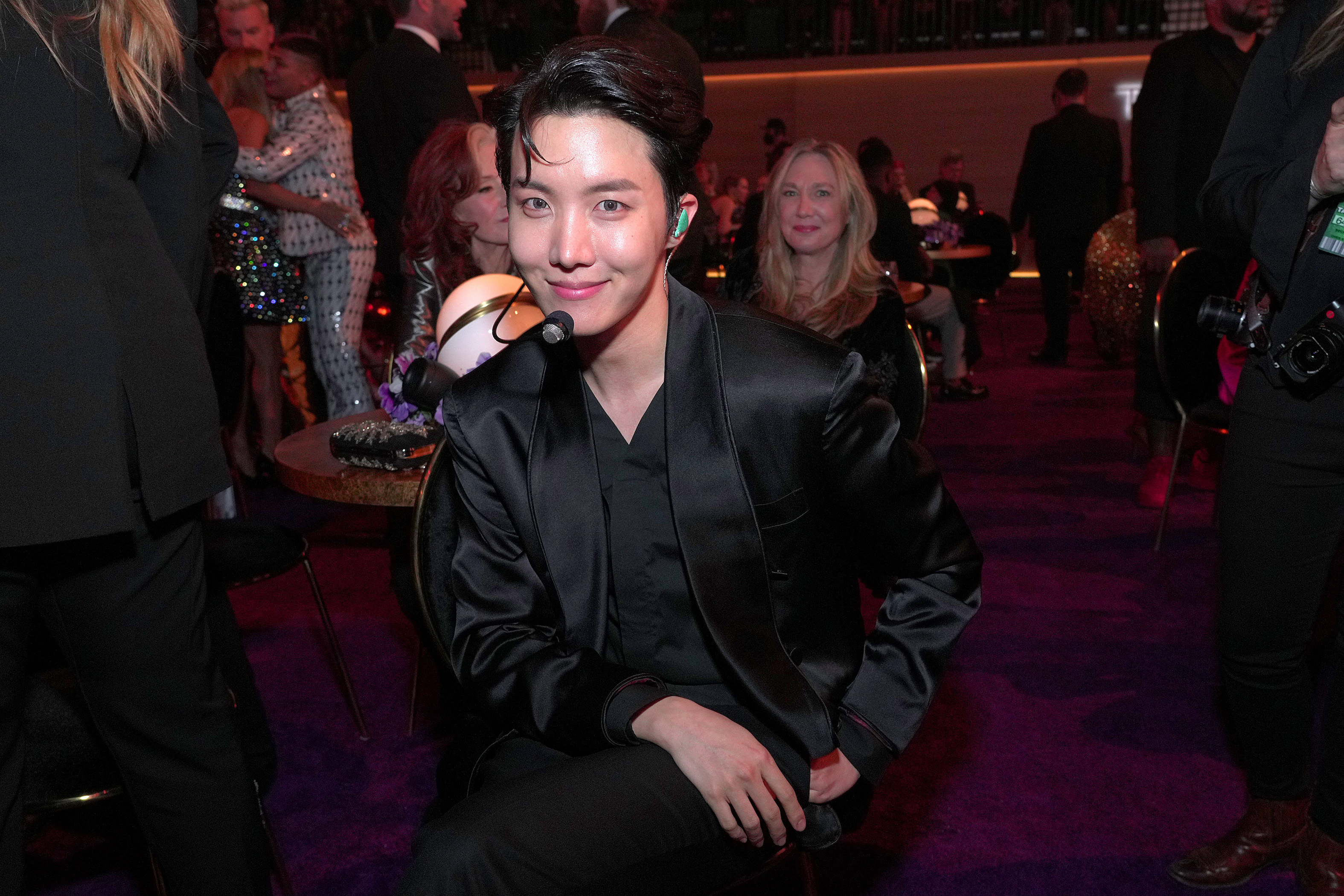 J-Hope of BTS poses during the 64th Annual GRAMMY Awards