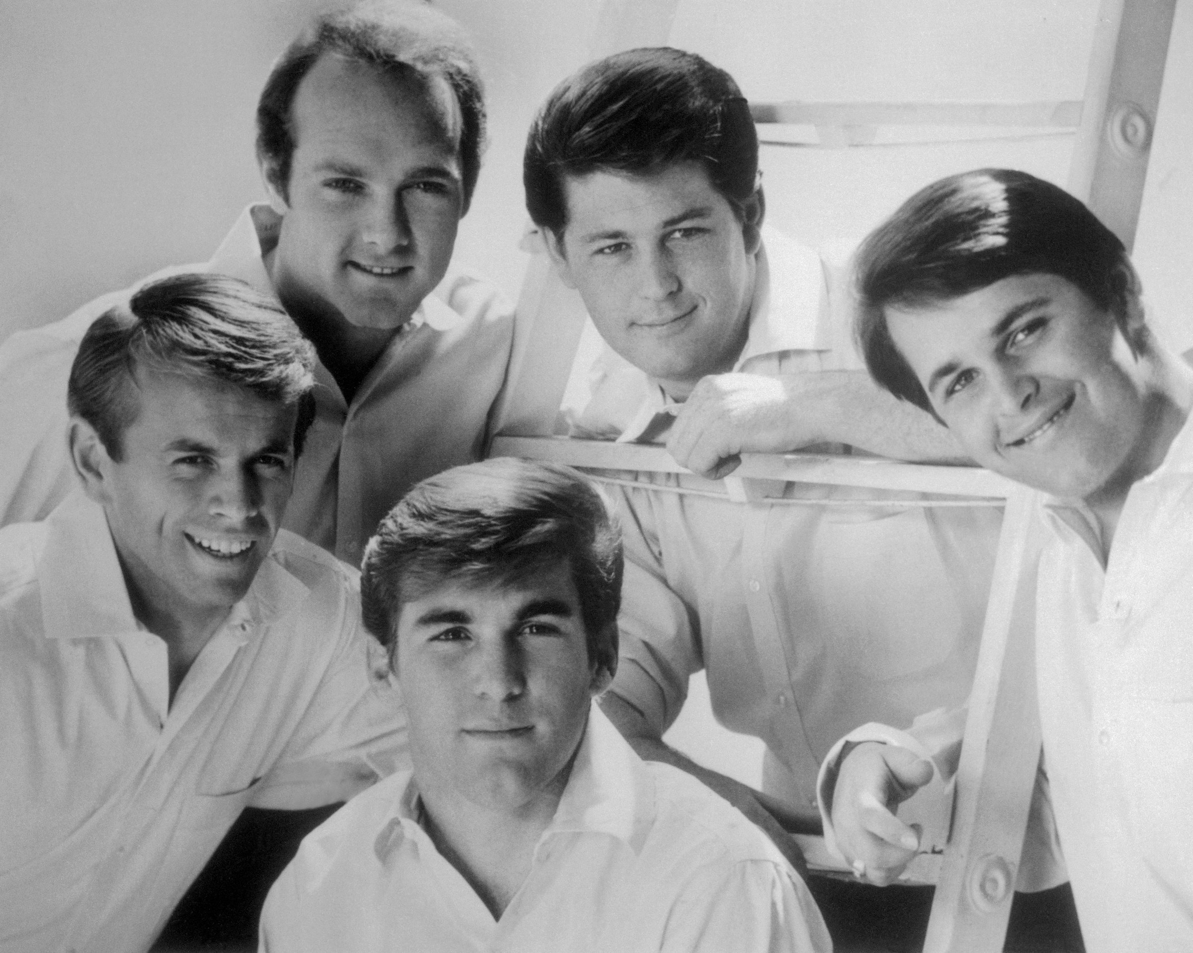 The Beach Boys are Al Jardine, Mike Love, Brian Wilson, Dennis Wilson, and Carl Wilson