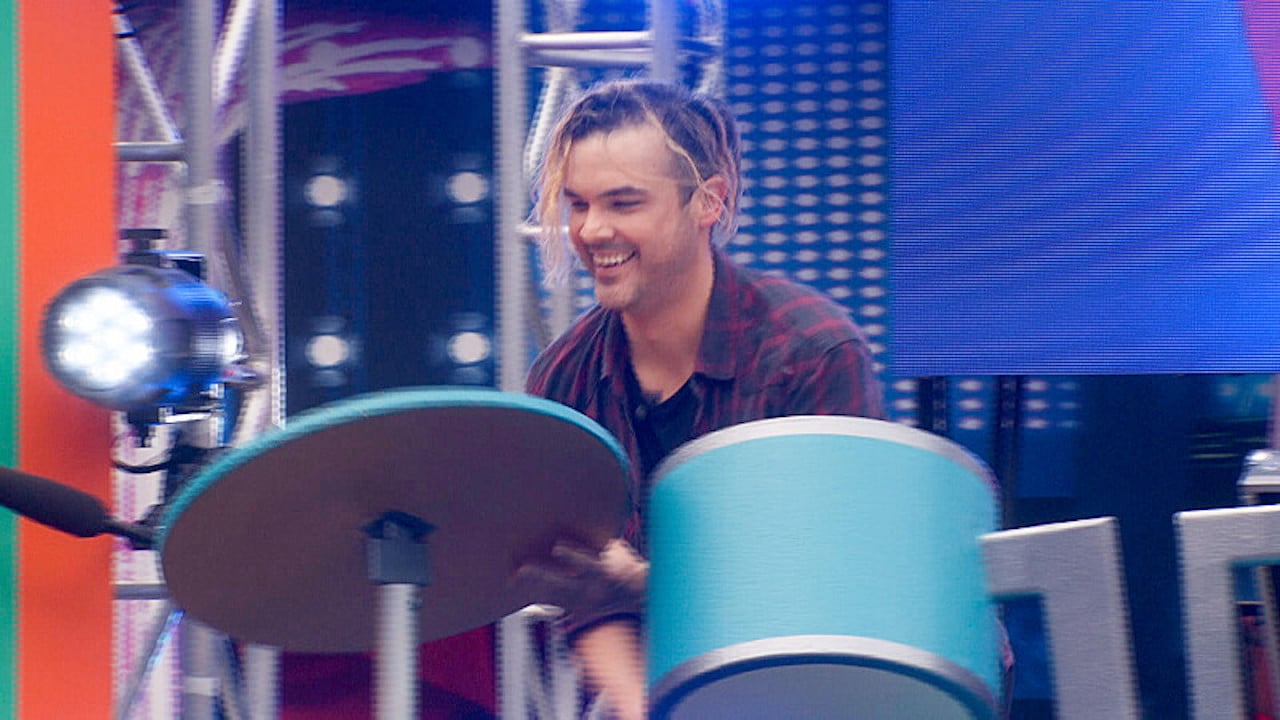 Daniel Durston put together a drum puzzle on stage on 'Big Brother 24'.