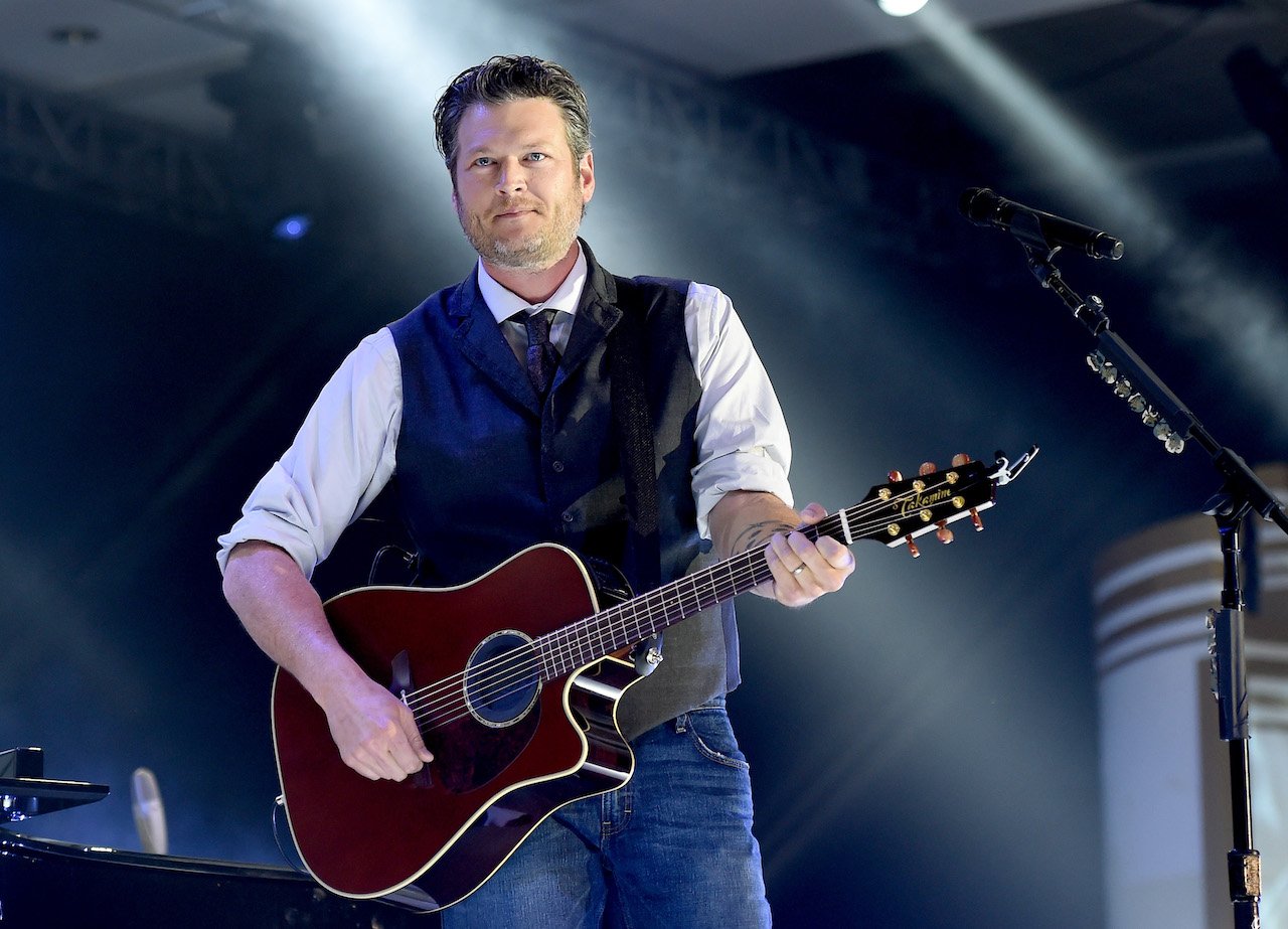 Blake Shelton, shown performing in 2015, has one big regret about his music
